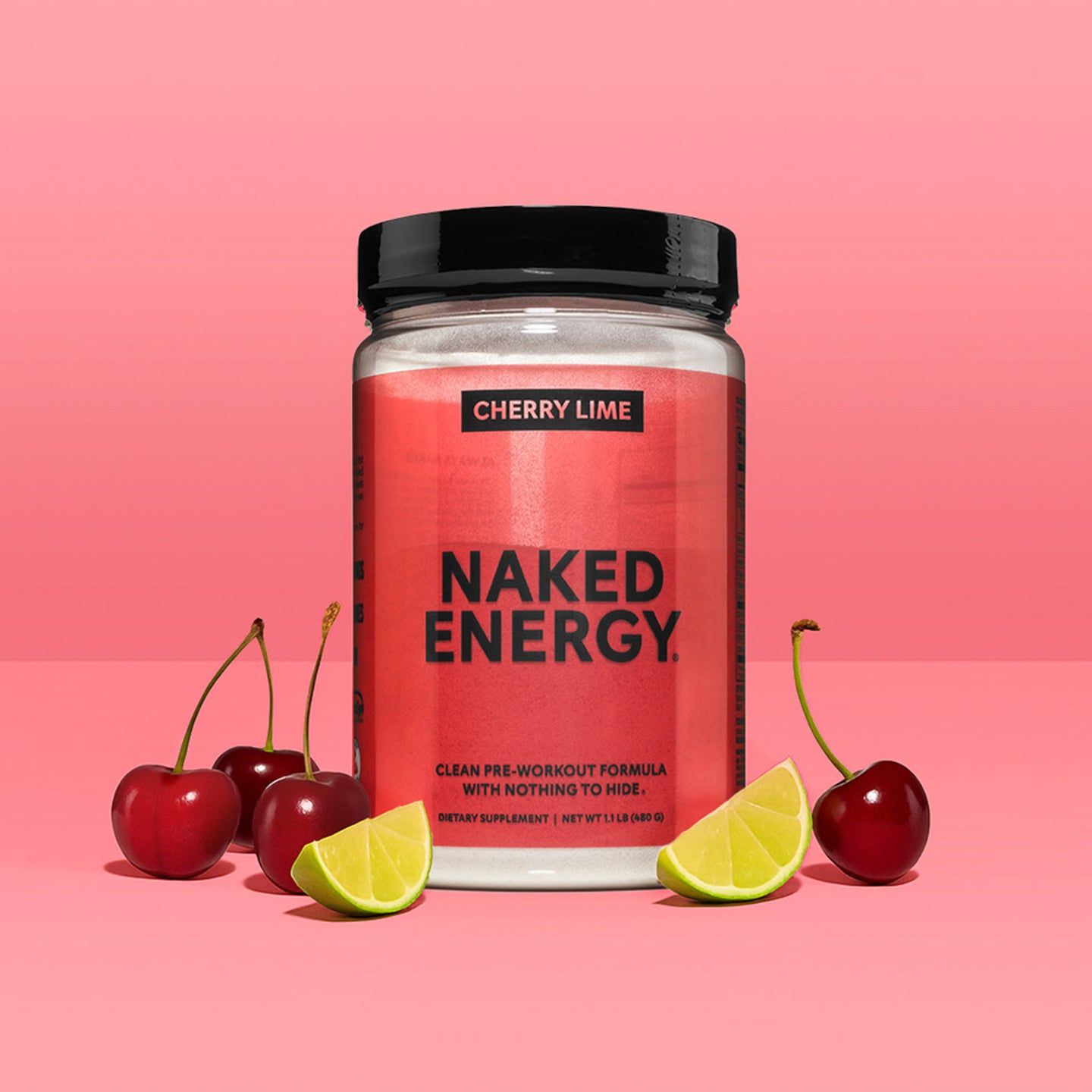 Cherry Lime Pre Workout Supplement | Naked Energy - 30 Servings
